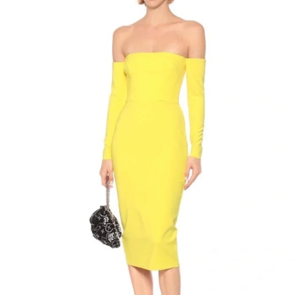 Nwot Alex perry Tate dress yellow